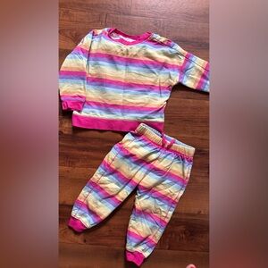 Paris Hilton Multicolor Striped toddler girl Set